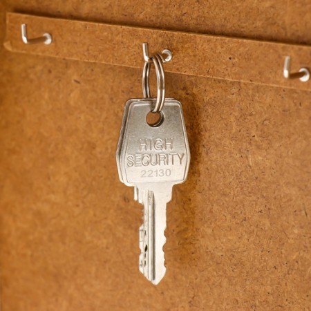 Ключница "Абстракция" 17х22 см,мол.дуб-3