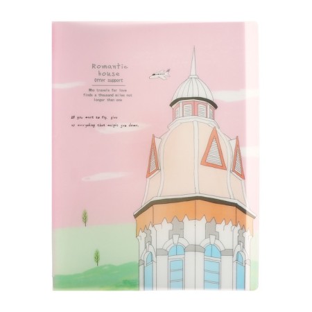 A4 format folder, with 40 transparent files, "attraction" mix-1