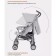 Stroller walking children's Rant Basic "Tango" RA351, folds on a cane, color Silver Grey