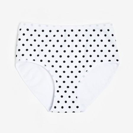 Panties Women's Slips "Peas" Color White, Rr. 58-60