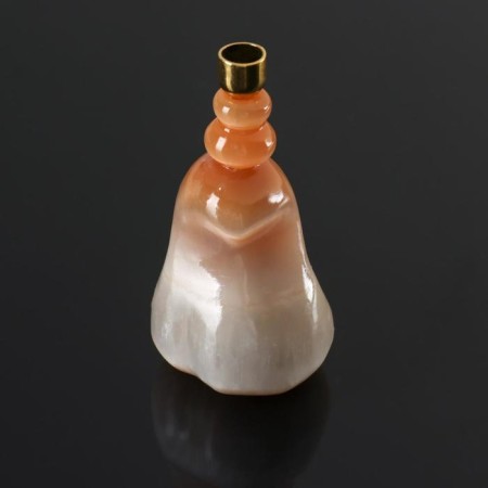 Church candlestick No. 3 "Pyramid", 8.5x5 cm, selenite-6