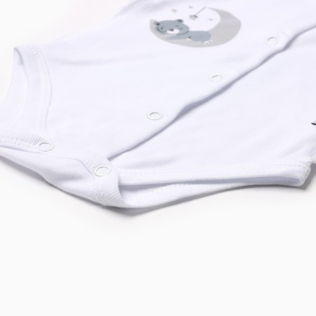 Body with closed handles, white/bear, height 56 ​​cm-3