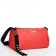 Youth bag with zipper, coral color