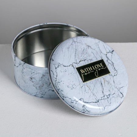 A set of gift tin boxes "With love for you", 17 x 17 x 8 cm-3