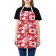 Apron kitchen with a photo print "Love forms", adjustable, size OS