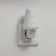 Lamp "Flowers" 1x7W E11 white 7x7x12cm