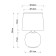Decorative table lamp Arte Lamp Merga A4001LT-1CC, E14, 40 W, 16x16x26 cm, chrome
