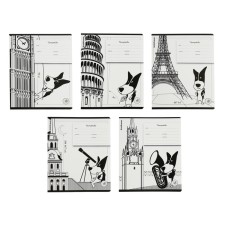 A notebook of 18 sheets in the Erichkrause line traveler, covered cardboard, block offset, 5V, mix