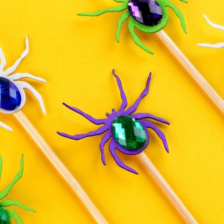 Skewers "Colored Spiders", in a set of 6 pieces, mix-2