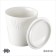 Porcelain Bank for bulk products with Magistro Crotone lid, 600 ml, white color