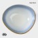 Porcelain salad Magistro "Paveti", 400 ml, D = 15.3 cm, blue color