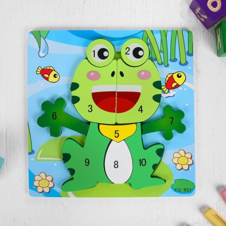 Developing toy "Frog" 0.7 × 22 × 22 cm