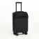 Small suitcase 20 "On a zipper, code lock, 4 wheels, black color