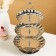 3-tier dish, d = 18/20/22 cm, silver color