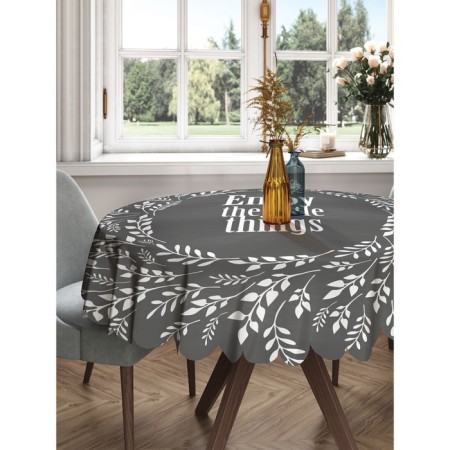 The tablecloth “Happiness in the little things”, round, Saten, d = 150 cm