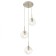 Suspended lamp Citilux "Tommy" CL102031, 33x33x35 cm, 3x40W, E14, gray color gray
