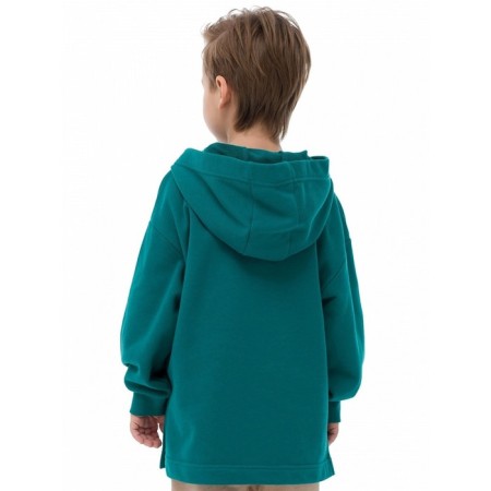 Sweatshirt for boys, height 104 cm, emerald color-1