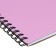 Album for drawing A4 30 sheets, on spirals, Erichkrause, "Pastel Bloom" Plastic cover violet