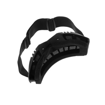 Mask glasses for motor vehicles, collapsible, darkened visor, black color-6