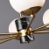 Suspended lamp Freya Fr5230PL-08BS Marble, 810x810x560 mm, E27, 8x60W, brass color