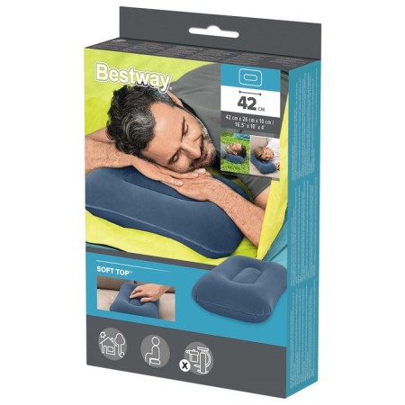 Inflatable pillow, 42 x 26 x 10 cm, color mix, 67121 Bestway-5