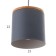 Lamp Bayerlux 40388/1 E27 40W gray 13x13x15-115 cm