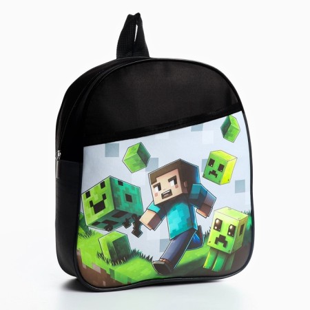 Baby backpack for the boy "Pixels", 24x28x8.5 cm-1