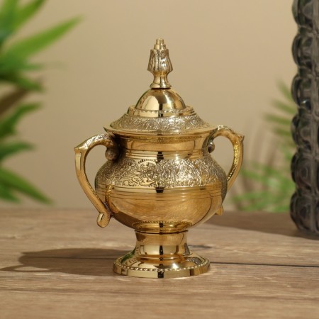 Sugar tower 12x7x15 cm, brass-1