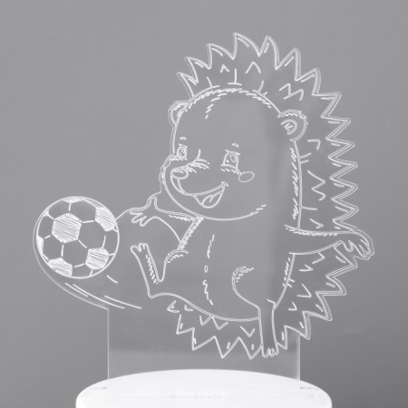 Lamp "Hedgehog Football" Led RGB from the network 14.7x9.5x14.8 cm Risalux-8