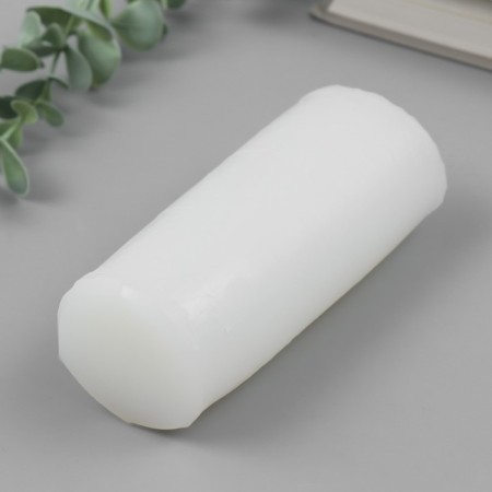 Mold Silicon for a candle "Cylinder. Vertical stripes" 5.5x5x12.3 cm-3