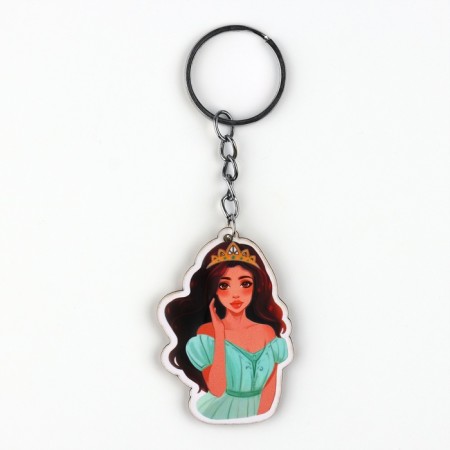 A keychain for keys with stickers in the set "Princess", 3.6 x 10.3 cm-2