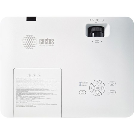 Projector CACTUS CS-S2.WT 3LCD 40000LM LS 4000LM ANSI (1024x768) 15000: 1 lamp resource: 10000h 107627-3
