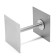 Anker tundra Krep, adjustable in height, M20, 200x150x4 mm