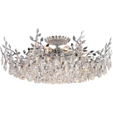 Ceiling chandelier Sofia 8xe14 40w, size 60x60x25 cm, color chromium