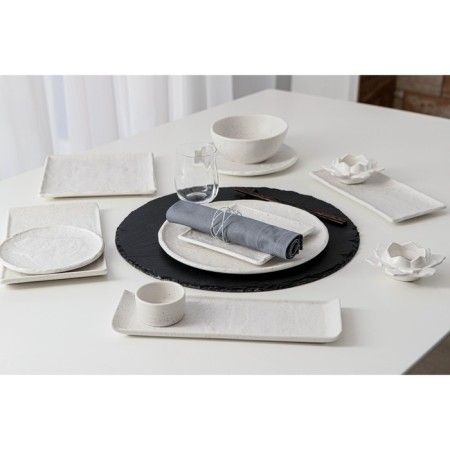 Porcelain dish for supply to Magistro Slate, 25 × 12 cm, white color-7