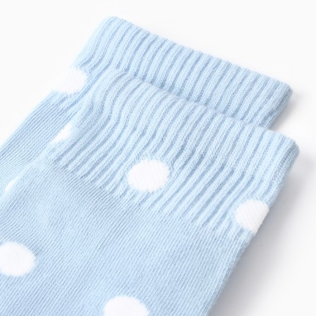 Women's socks Mini Trend, color light blue, size 35-38 (23-25)-1