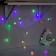 Garland “thread” 5 m with nozzles “mini flashlight”, IP20, transparent thread, 20 LED, glow of multi (RG/RB), blinking, 220 V