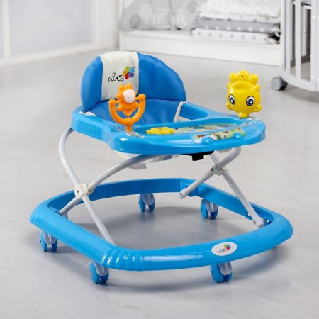 Walks "Sun", 7 wheels, muses. Toys, blue