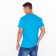 T -shirt male plain, blue color, size 52