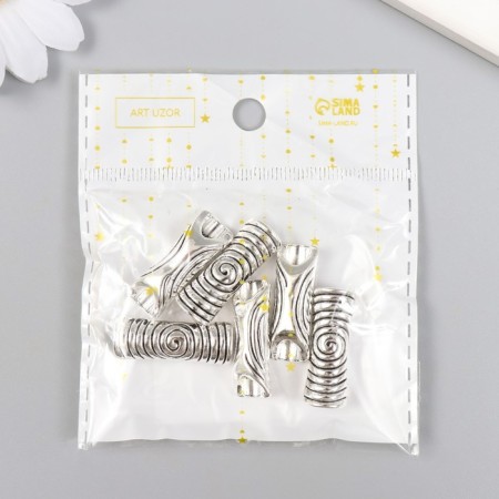 Busina for creativity Metal "Spiral" silver G470B705 1x2.8 cm-5