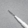 Brushes - mini for eyebrows and eyelashes, 7 × 0.5 cm, white color
