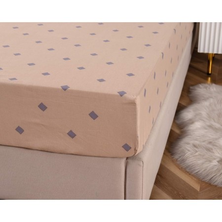 Sheet with pillowcases "Dolly", size 160x200x30 cm, 50x70 cm - 2 pcs, color blue-2