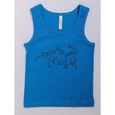 T -shirt for a boy, height 134 cm, blue color