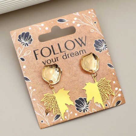 Серьги «Follow your dream», 2.5 х 4 см-2