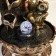 The desktop fountain from the network, Lakshmi backlight in the arch with waterfall 40x27x27 cm