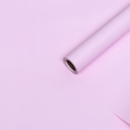 Flower film tinted, matte, delicate lilac, 0.5 x 10 m, 65 μm-10
