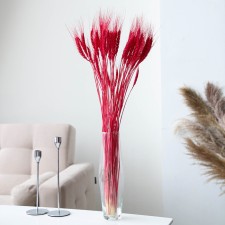 Dry Column of wheat, set 50 pcs., Red color