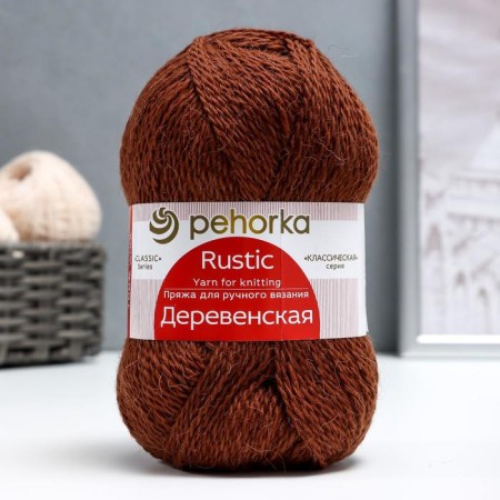 Yarn "village" 100% wool 250m/100g (513-kora)
