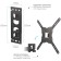 ARM Media LCD-404 New Black 26 "-55" Max.30kg wall turning and 102951