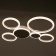 Luer with PDU 2036/4 LED 126W white 60x58x4.5 cm Bayerlux